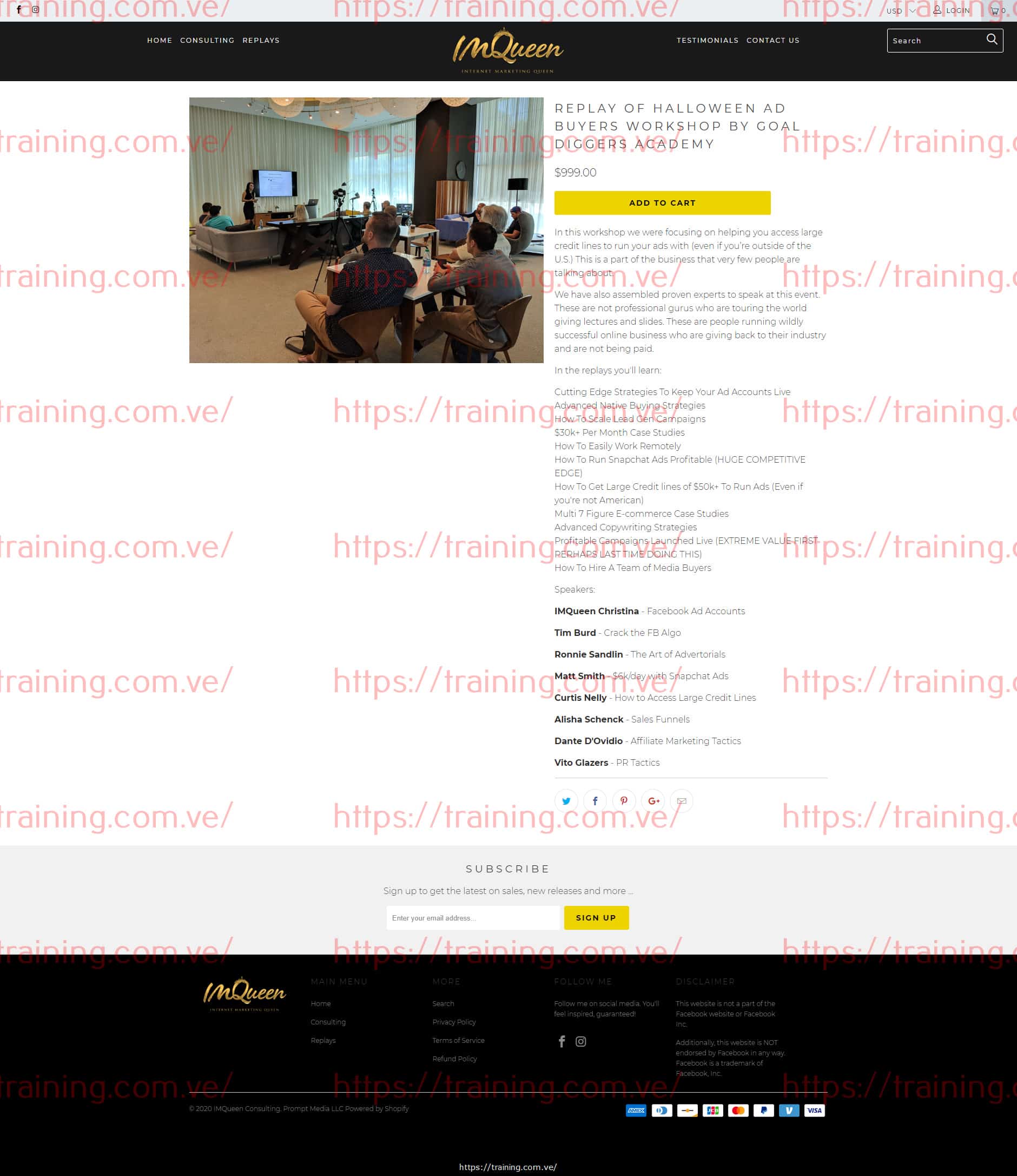 #014 - 'Replay of Halloween Ad Buyers Workshop by GOAL Diggers Academy - IMQueen Consulting' - imqueenconsulting_com Halloween Ad Buyers Workshop by IMQueen Christina Buy