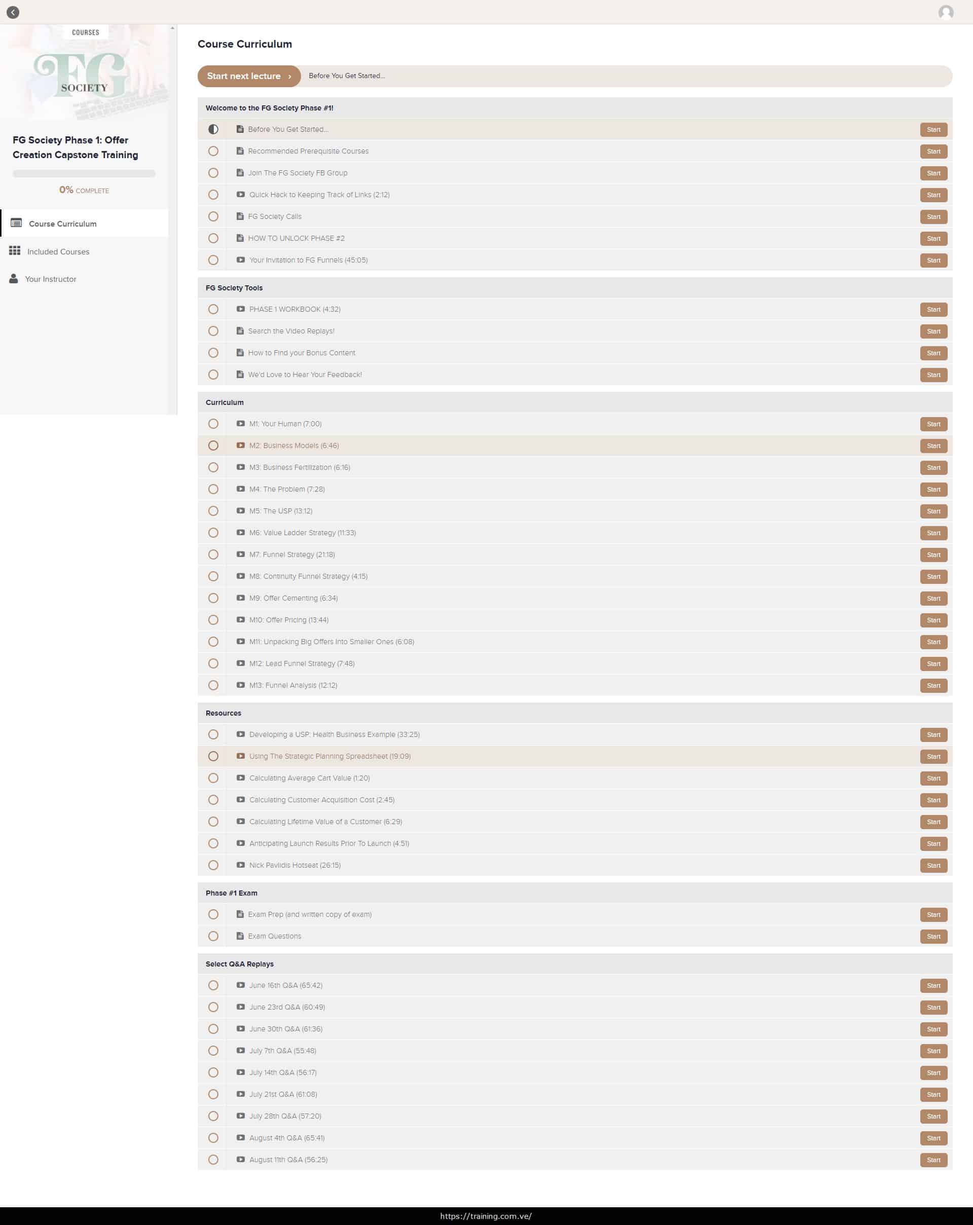 #4593 - 'Funnel Gorgeous HQ' FG Society Certification by Julie + Cathy Funnel Gorgeous order