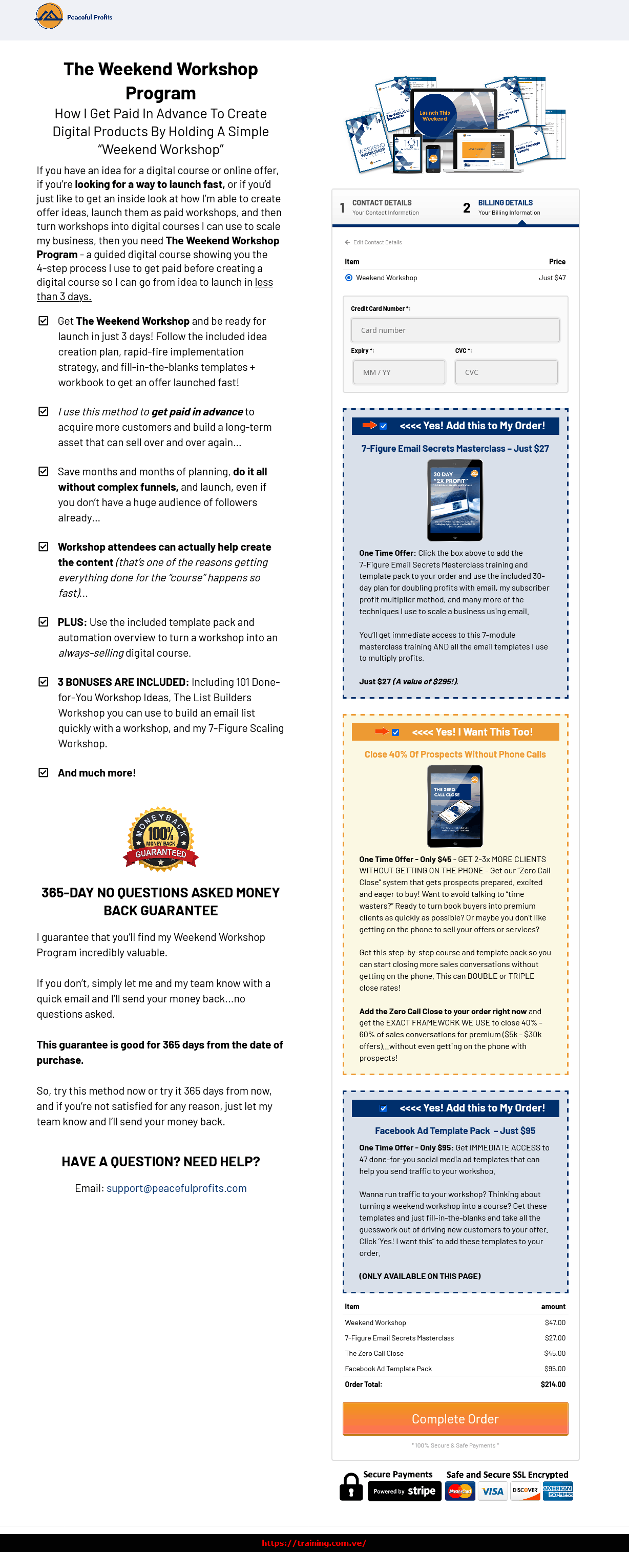 Weekend Workshop Bundle and Upsell by Mike Shreeve sales page Weekend Workshop Bundle and Upsell by Mike Shreeve sales page